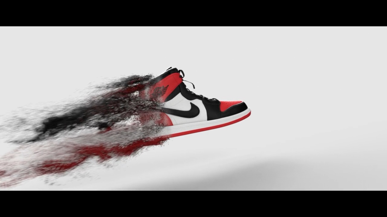 Air Jordan Spec Ad – Sneaker Dissolving into Particles – Still 2
