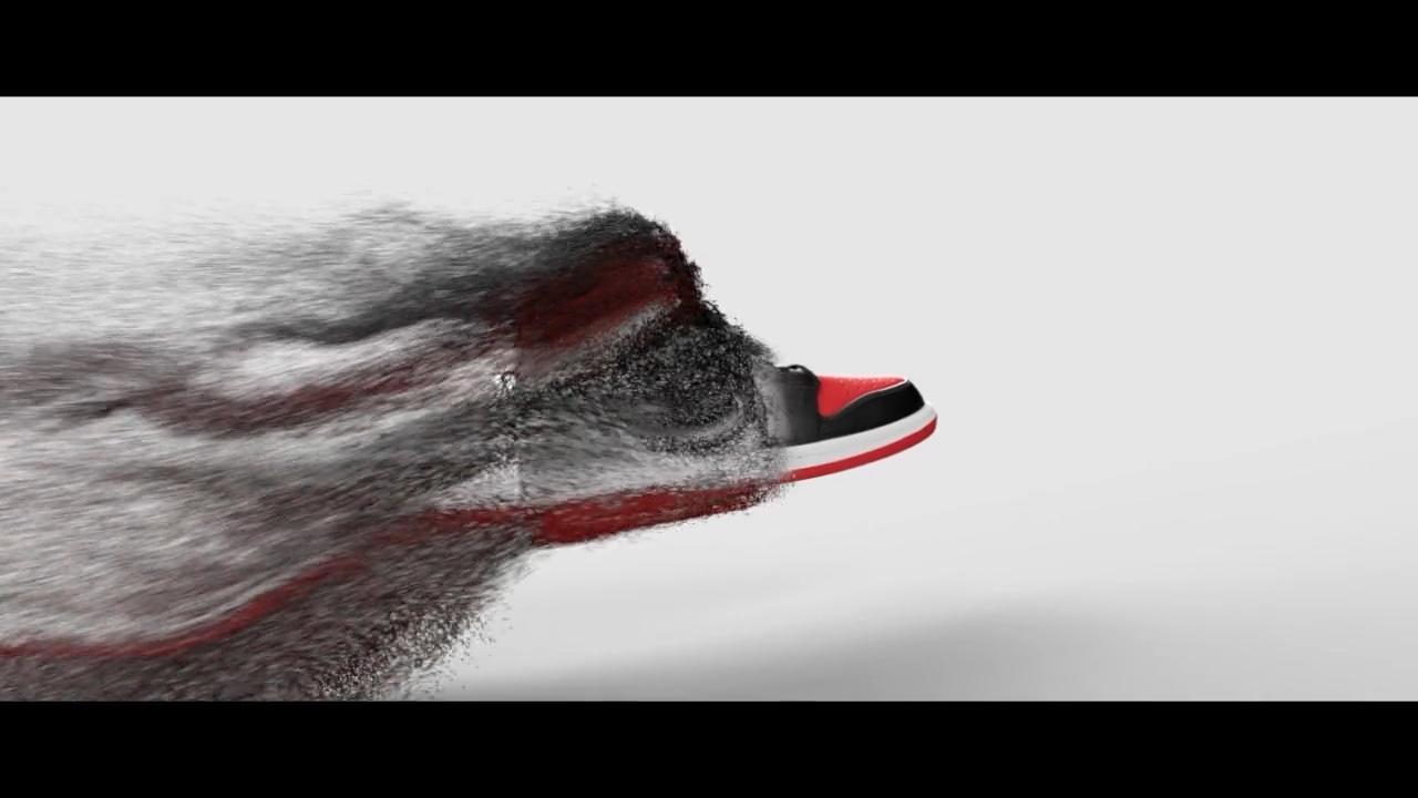 Air Jordan Spec Ad – Sneaker Dissolving into Particles – Still 3