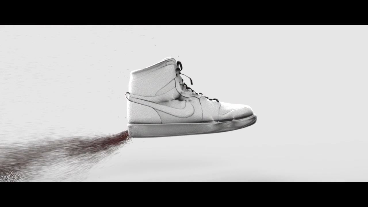 Air Jordan Spec Ad – Sneaker Dissolving into Particles – Still 6