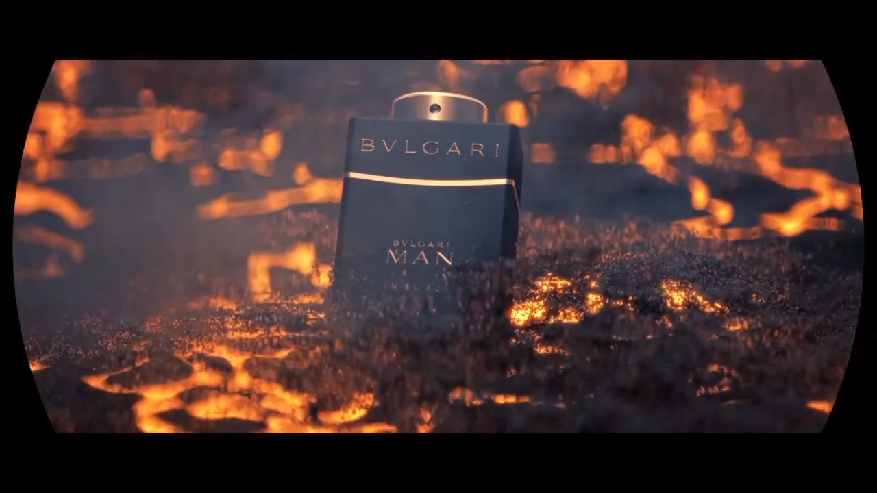 Bulgari Spec Ad – Bottle in a Lava Landscape – Still 7