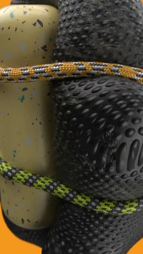 Cloth Simulation – Geflochtene Gummibänder in Cinema 4D – Standbild 1