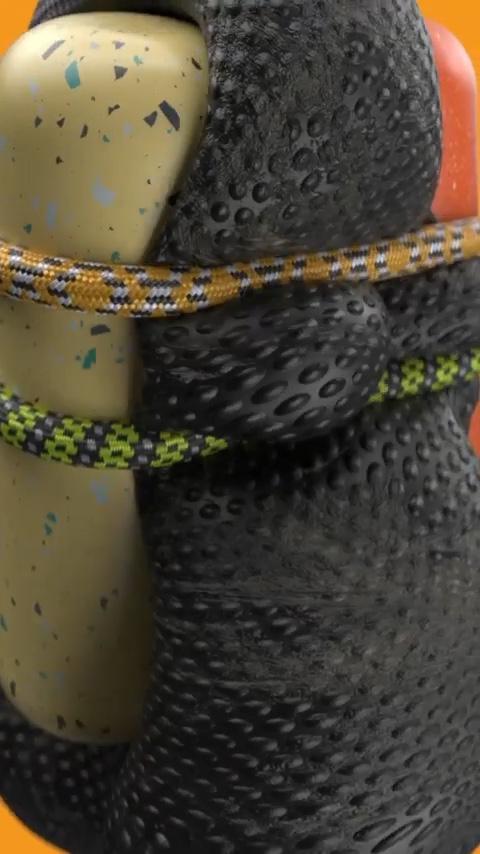 Cloth Simulation – Geflochtene Gummibänder in Cinema 4D – Standbild 2