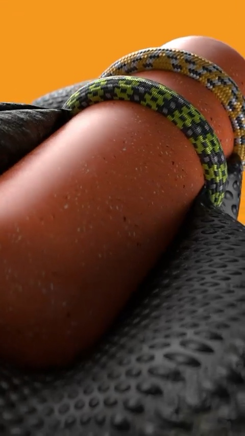 Cloth Simulation – Geflochtene Gummibänder in Cinema 4D – Standbild 3