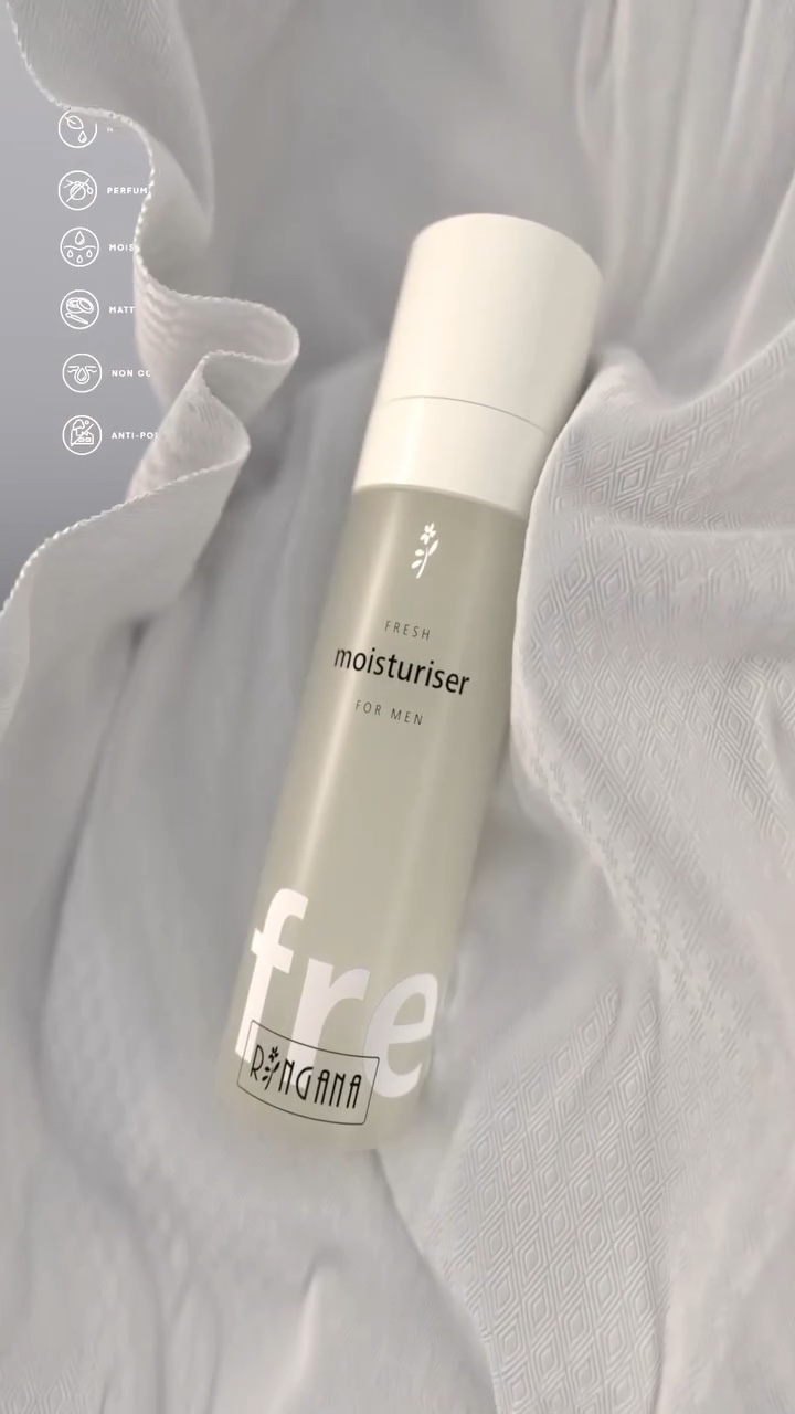 Cloth Simulation – RINGANA Moisturiser in Stoff drapiert – Standbild 3