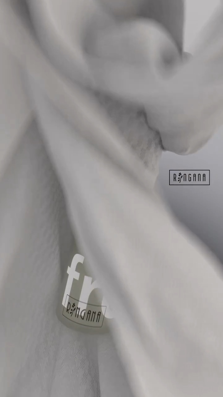 Cloth Simulation – RINGANA Moisturiser in Stoff drapiert – Standbild 8