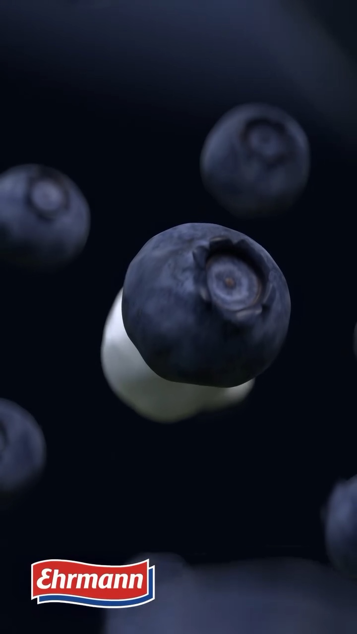 Ehrmann Spec Ad – Blueberries in a Splash – Still 1