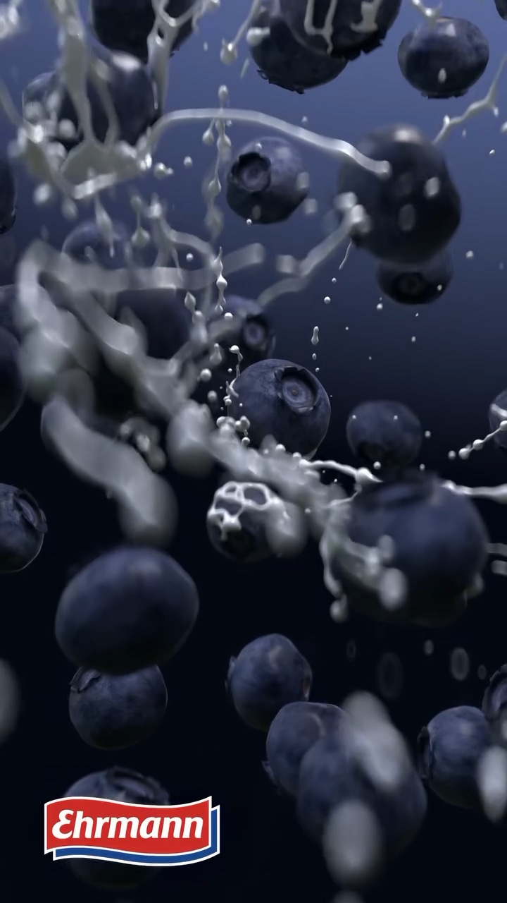 Ehrmann Spec Ad – Blueberries in a Splash – Still 7
