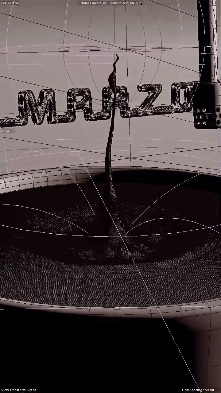 Coffee Splash from an Espresso Machine with Houdini – Still 4