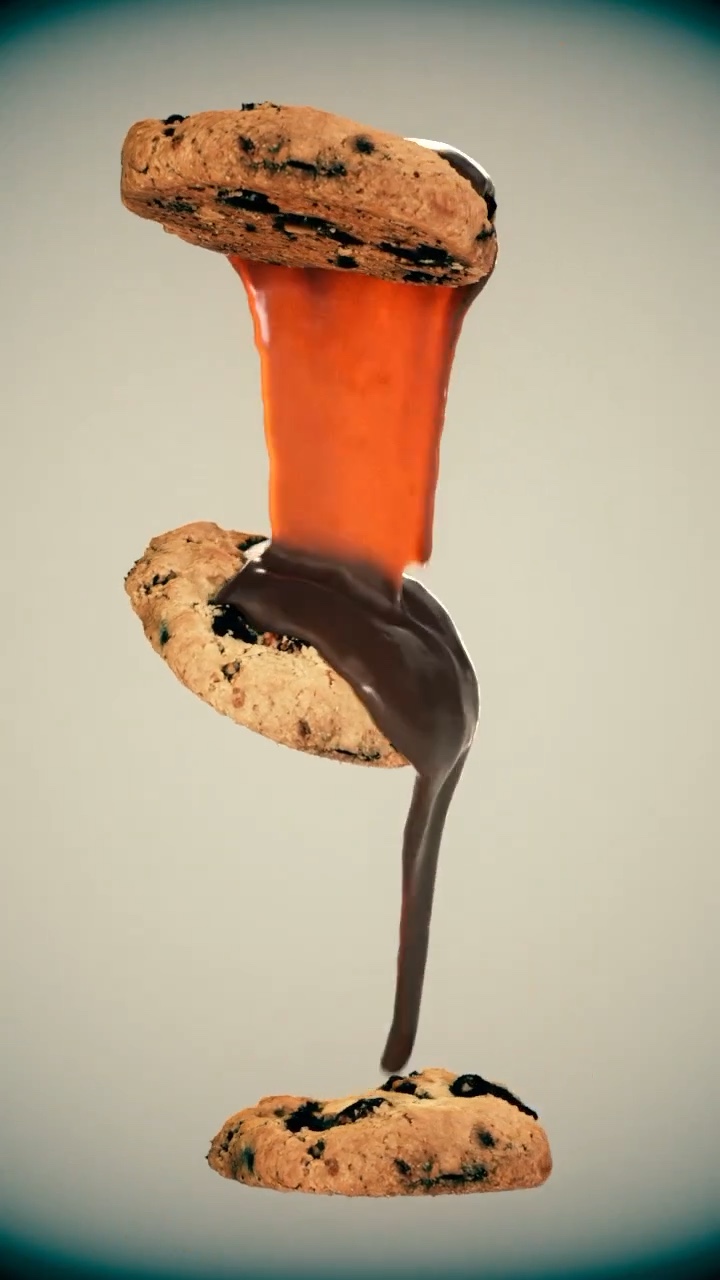 Houdini: Schokolade zwischen Cookies – Standbild 4