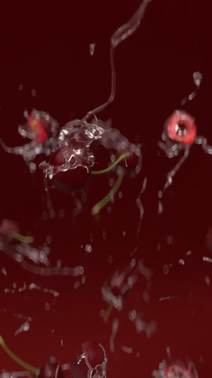 Cherries in Water – the Water Pass with Houdini FLIP – Still 8