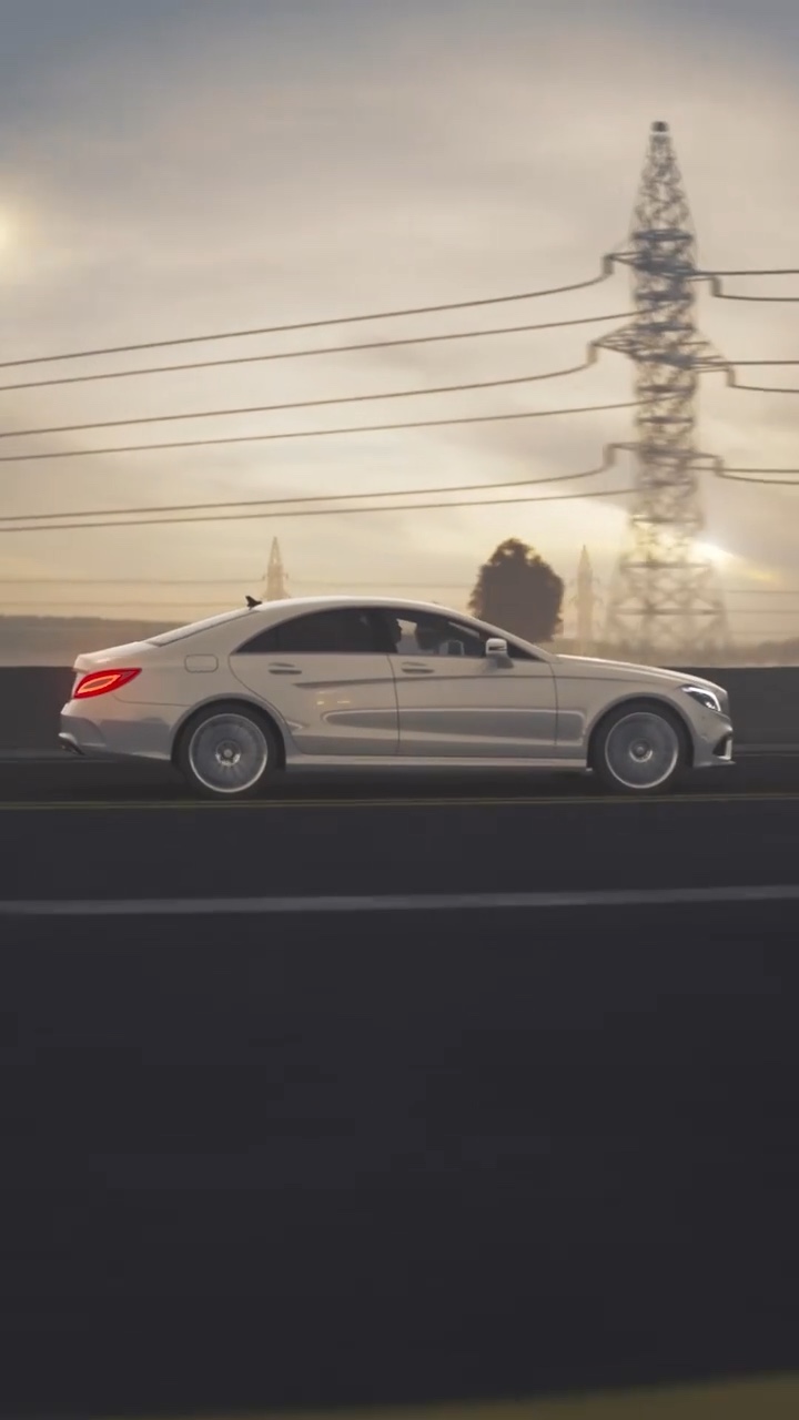 Mercedes CLS – Driving at Dusk – Still 1