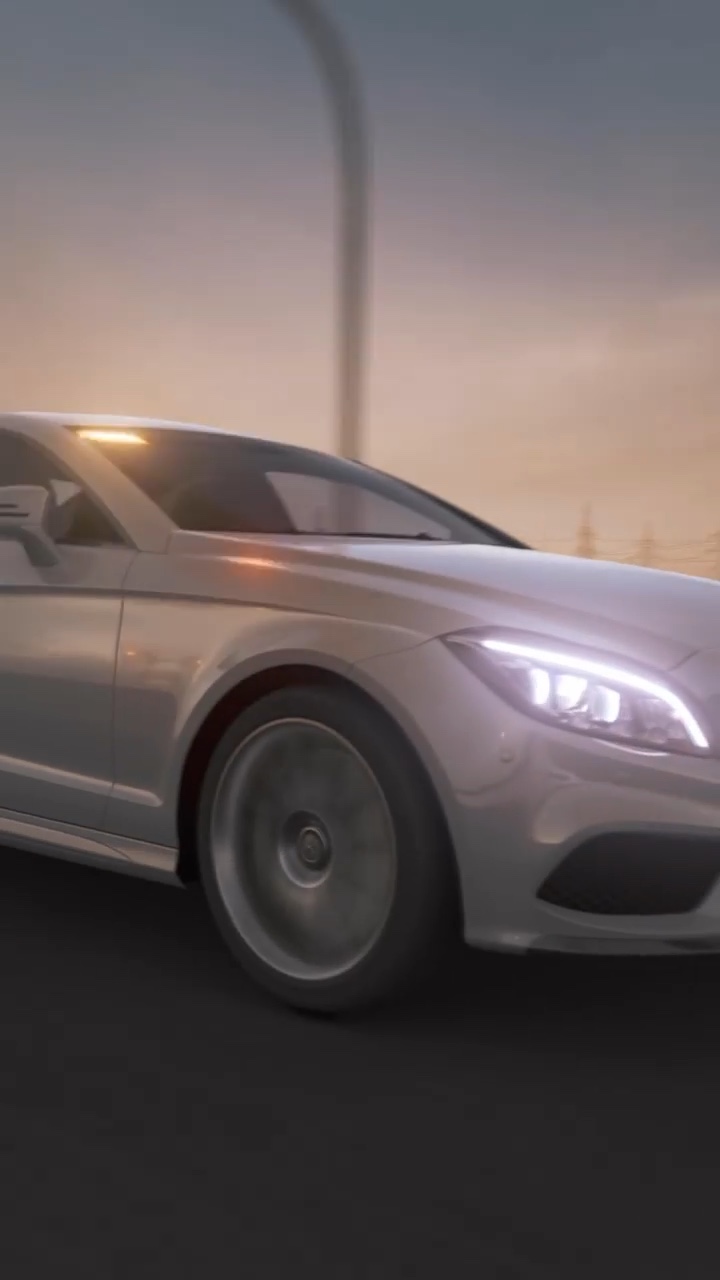 Mercedes CLS – Driving at Dusk – Still 2