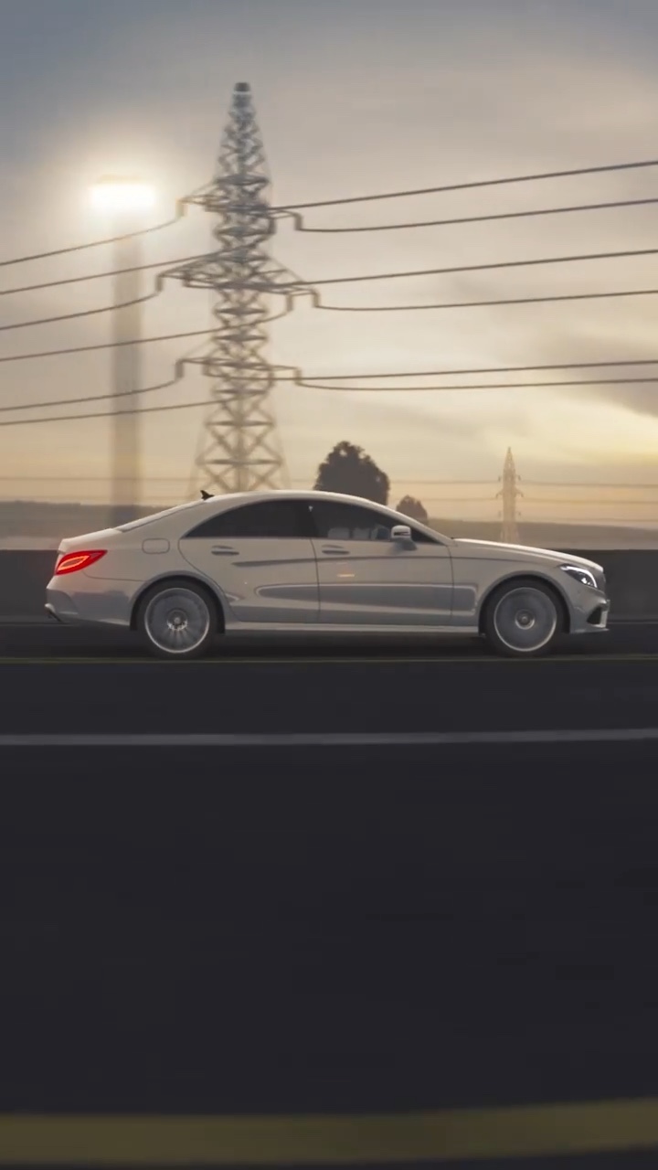 Mercedes CLS – Driving at Dusk – Still 4