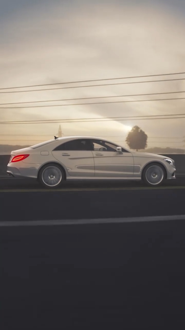 Mercedes CLS – Driving at Dusk – Still 6