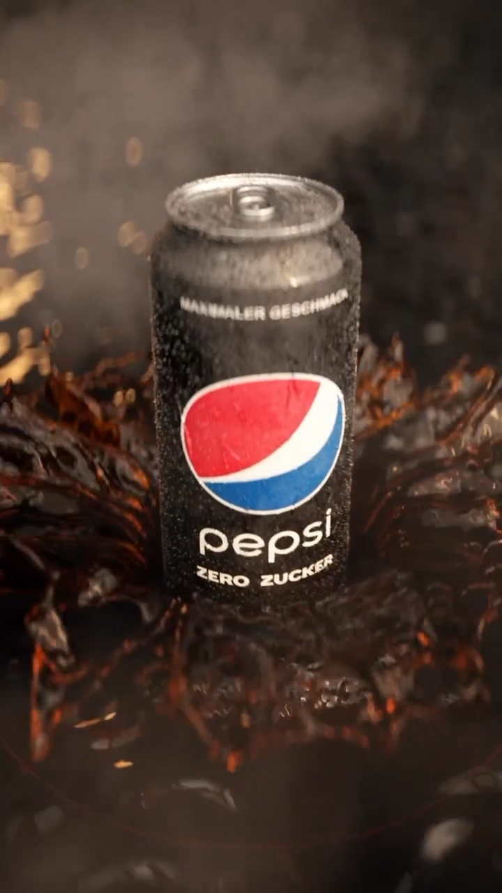 Pepsi Spec Ad – Can in a Cola Splash – Still 3