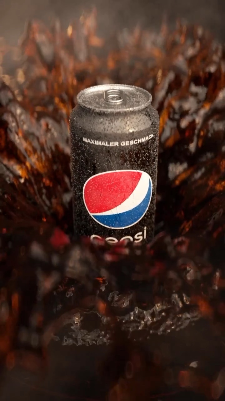 Pepsi Spec Ad – Can in a Cola Splash – Still 6