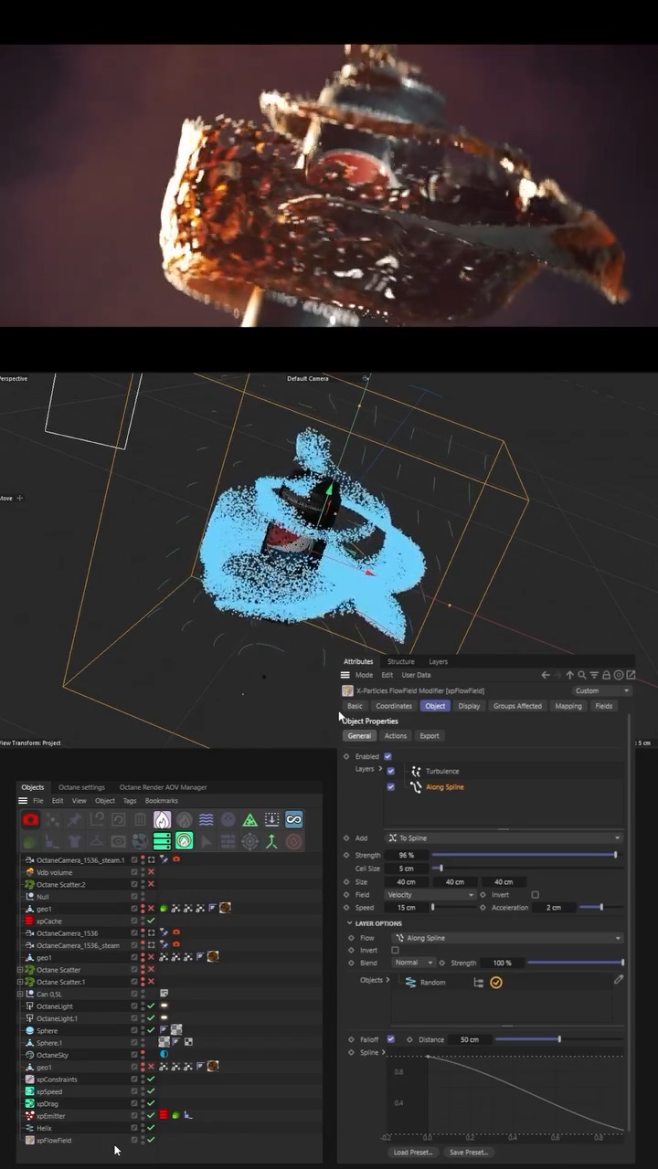 Pepsi Spec Ad – Breakdown mit X-Particles – Standbild 8