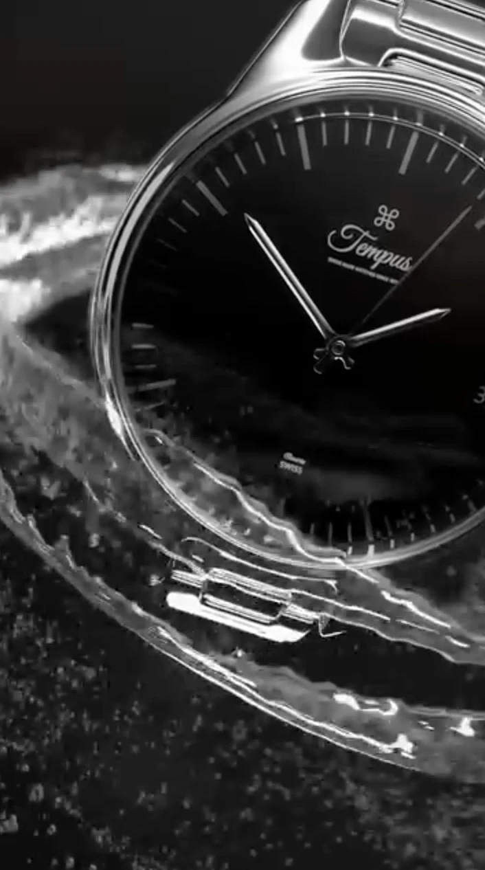 Still from the liquid animation made with X-Particles