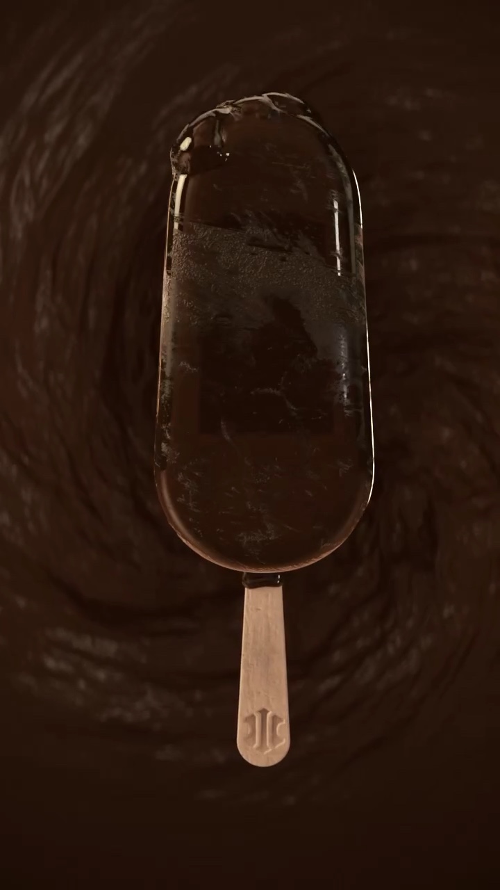 Chocolate Ice Cream – Thick Chocolate with X-Particles NeXus – Still 1