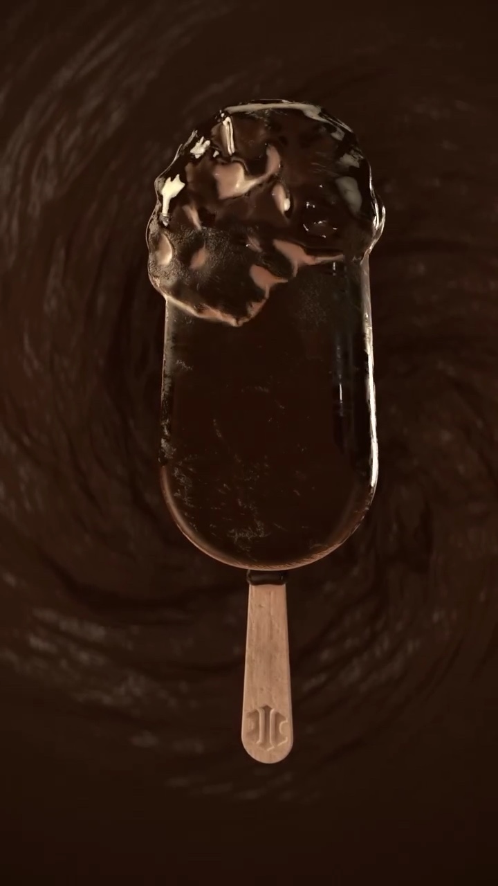 Chocolate Ice Cream – Thick Chocolate with X-Particles NeXus – Still 2