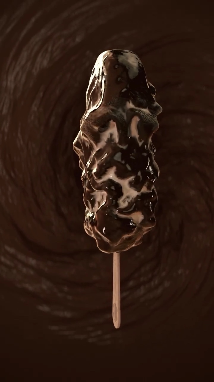 Chocolate Ice Cream – Thick Chocolate with X-Particles NeXus – Still 4