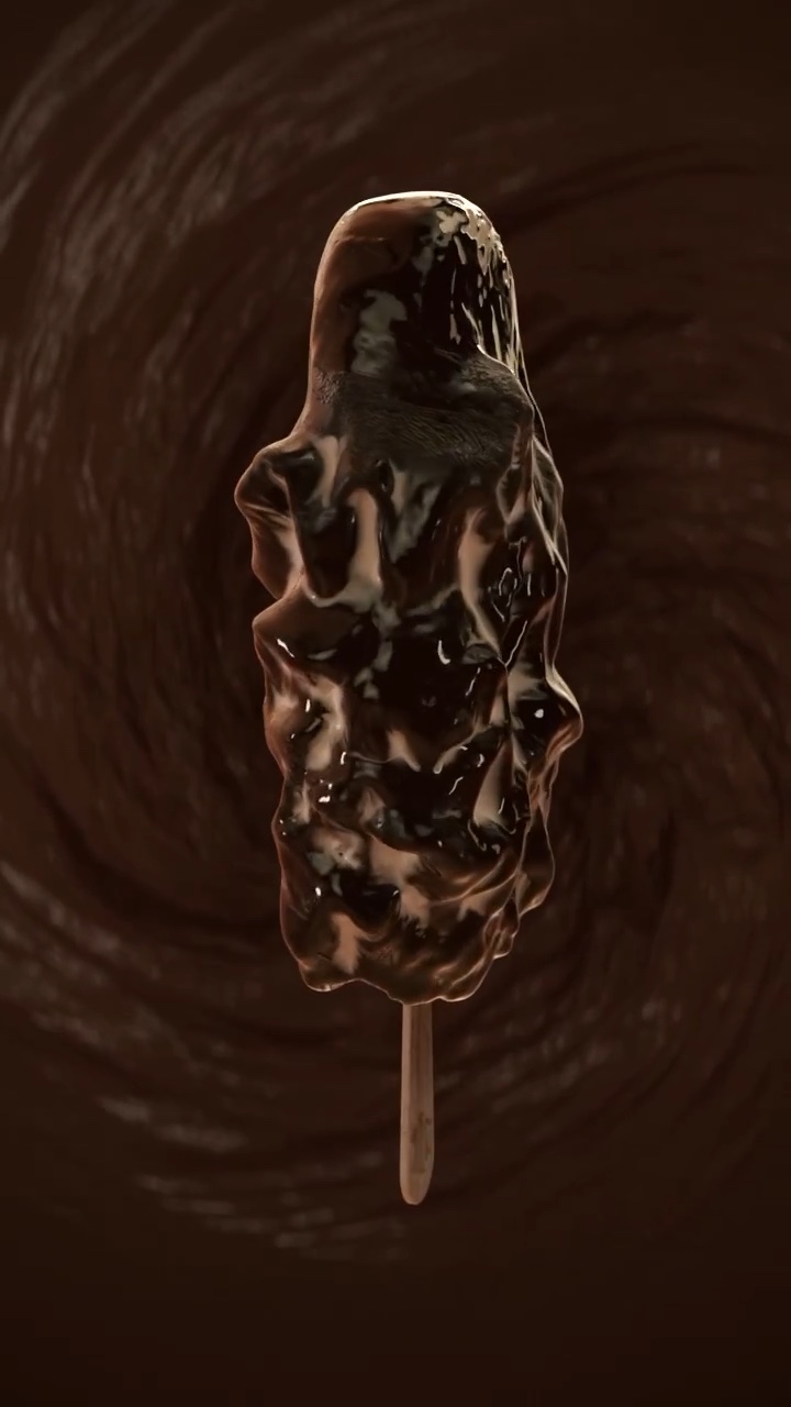 Chocolate Ice Cream – Thick Chocolate with X-Particles NeXus – Still 5