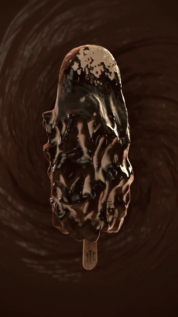 Chocolate Ice Cream – Thick Chocolate with X-Particles NeXus – Still 6