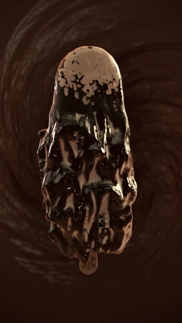 Chocolate Ice Cream – Thick Chocolate with X-Particles NeXus – Still 7