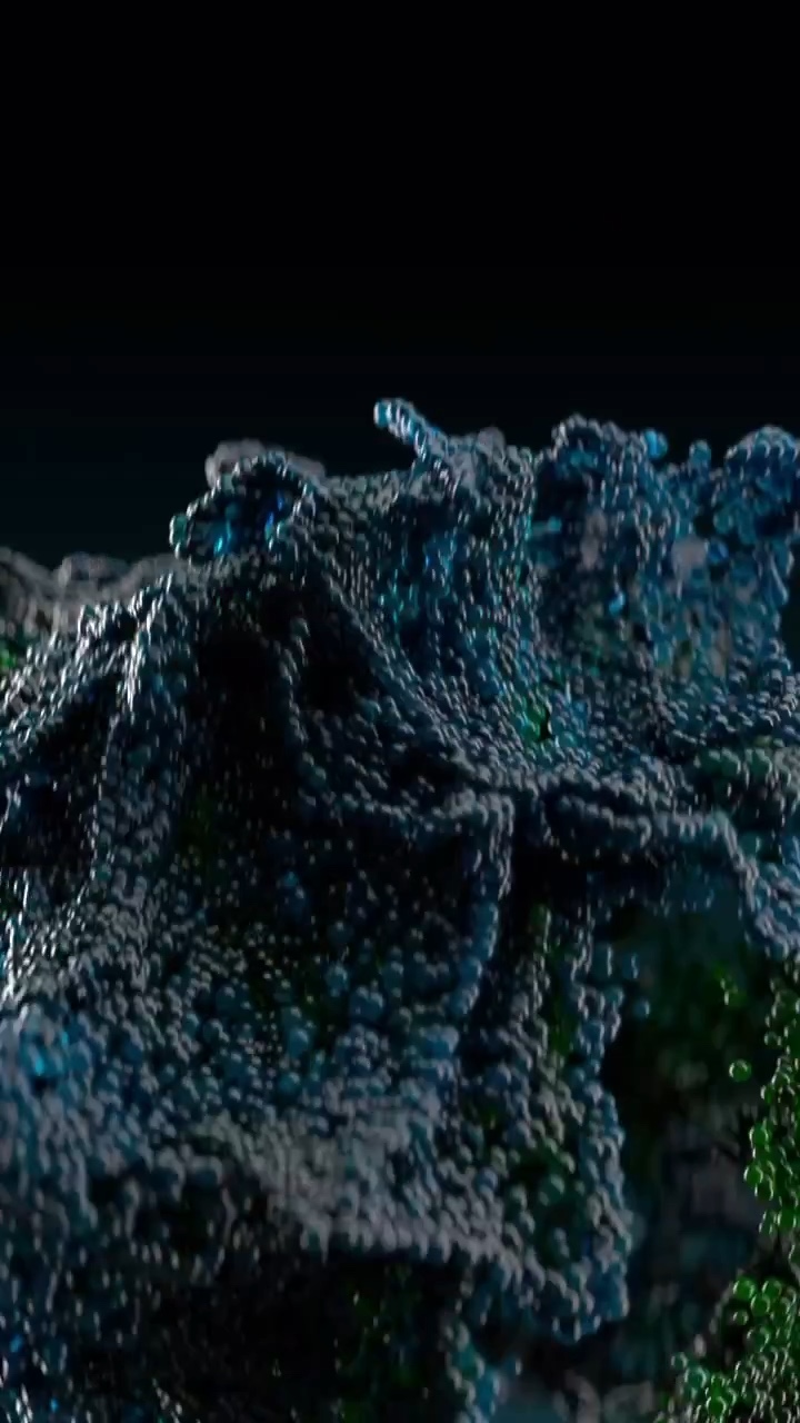Growing Particle Form with X-Particles – Still 3