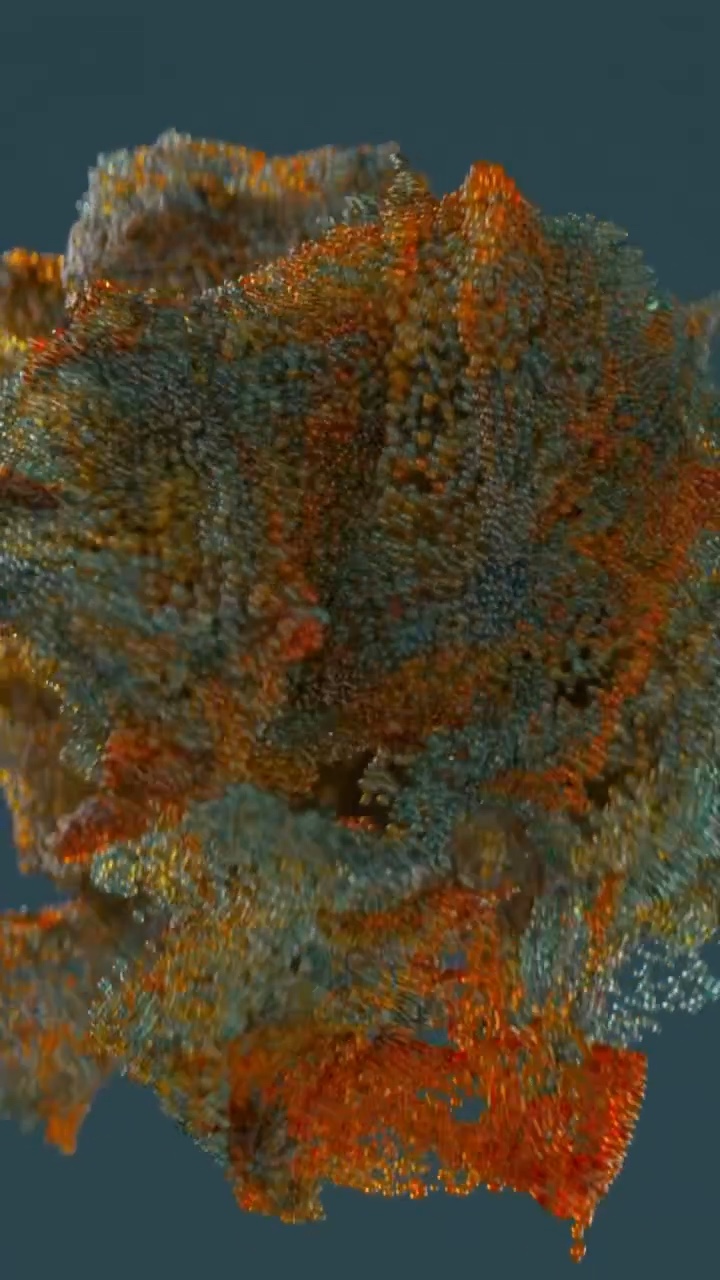 Growing Particle Form with X-Particles – Still 4