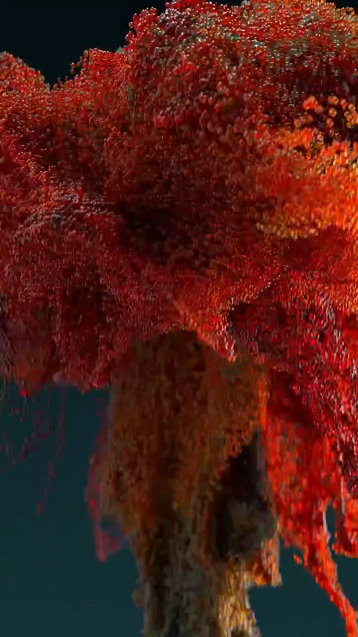 Growing Particle Form with X-Particles – Still 7